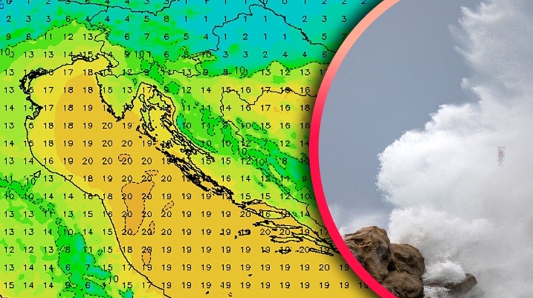 OVA DVA DANA NAD HRVATSKOM RIJETKO VIĐEN SCENARIJ Ogromne razlike u samo nekoliko kilometara: Rekordna toplina, pa totalni obrat
