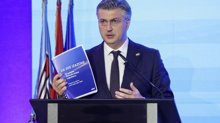HDZ predstavio predizborni program; obećava prosječnu plaću od najmanje 1600 eura