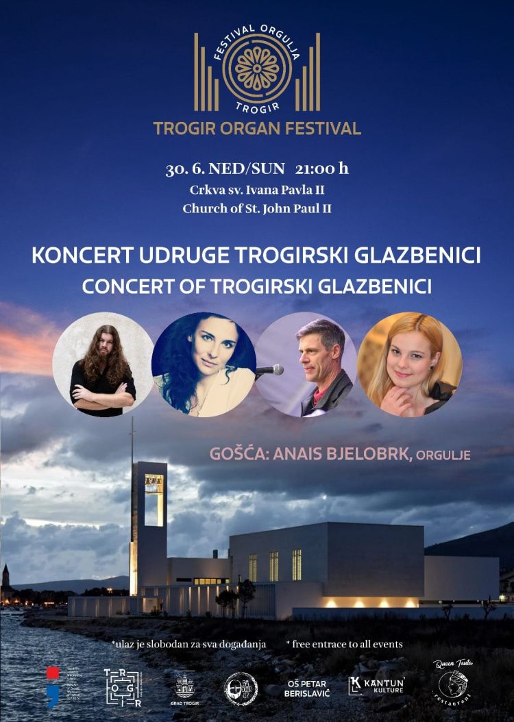 Koncert Trogirskih Glazbenika u sklopu Festivala orgulja Trogir
