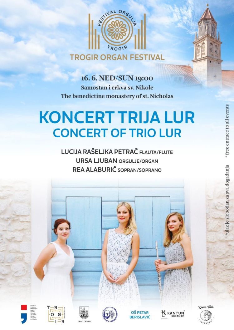 Festival orgulja Trogir: Koncert Tria LUR