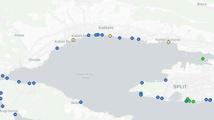 Kakvoća mora: Tri plaže dobile ocjenu zadovoljavajuće, ostale izvrsnu