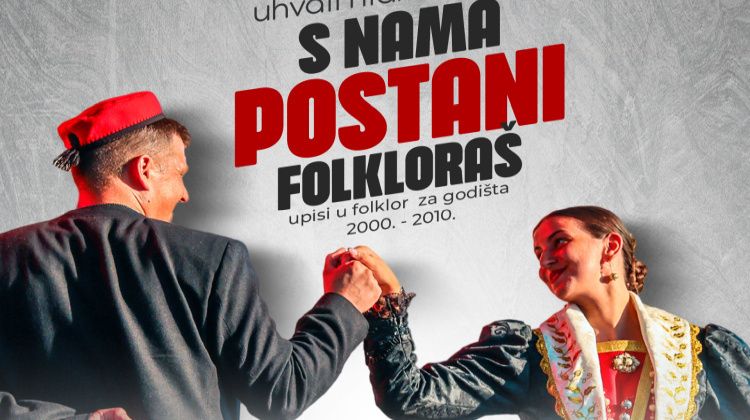 KUD 7 Kaštela vrši upis u program folklora