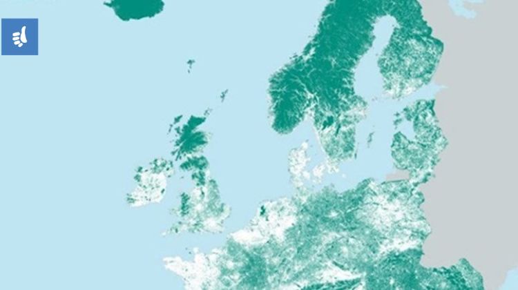 Ova mapa prikazuje mjesta u Europi gdje nitko ne živi. Pogledajte kako izgleda Hrvatska - Lajk.hr