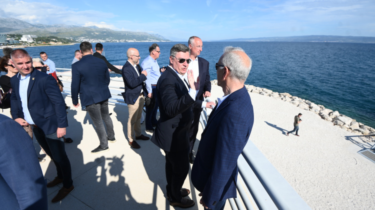 Split: Predsjednik Milanović obišao Žnjanski plato