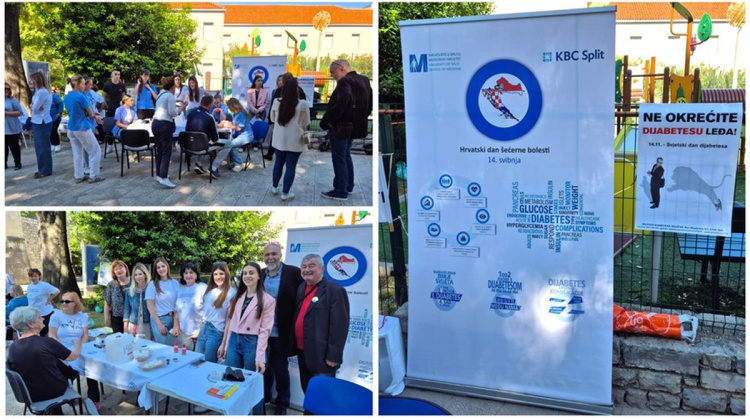 Javnozdravstvenom akcijom obilježen Hrvatski dan šećerne bolesti 2025.