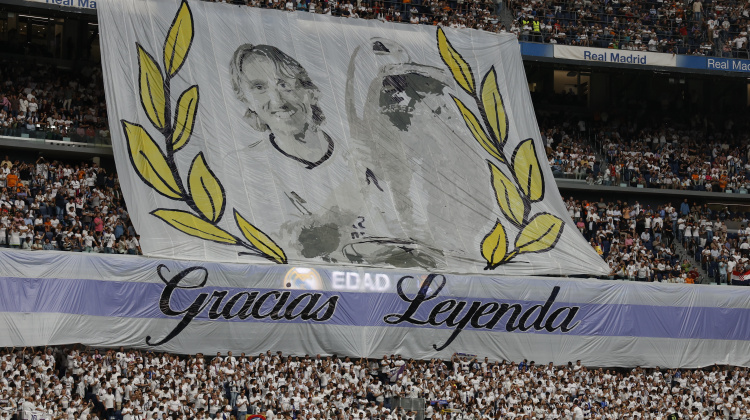 La Liga: Ovacije na oproštaju Modrića od Santiago Bernabeua