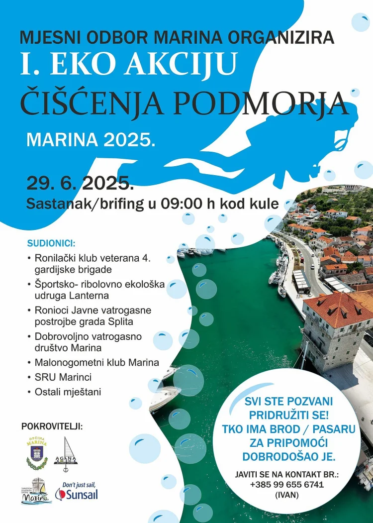 ciscenje podmorja marina 1