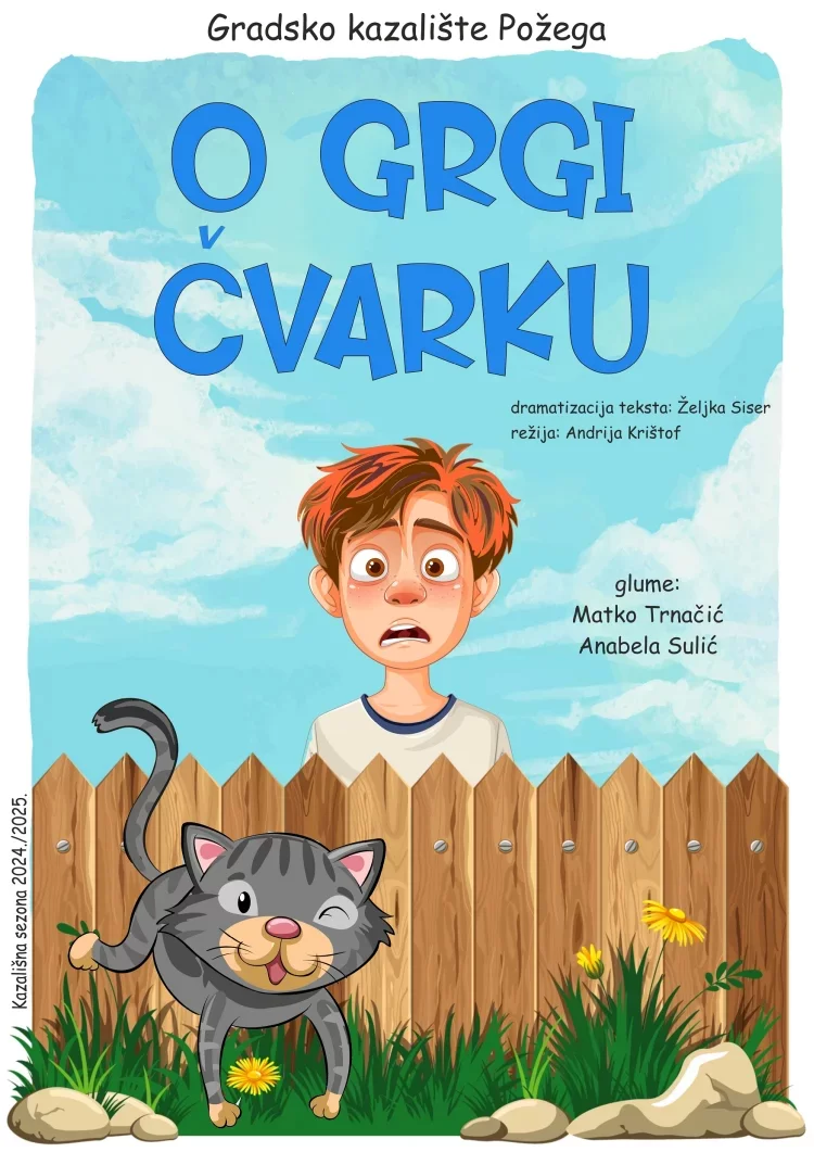 “O Grgi Čvarku” dolazi u Kaštel Lukšić – nestašna priča za cijelu obitelj