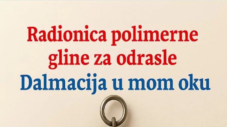 Radionica polimerne gline za odrasle u četvrtak u Gradskoj loži
