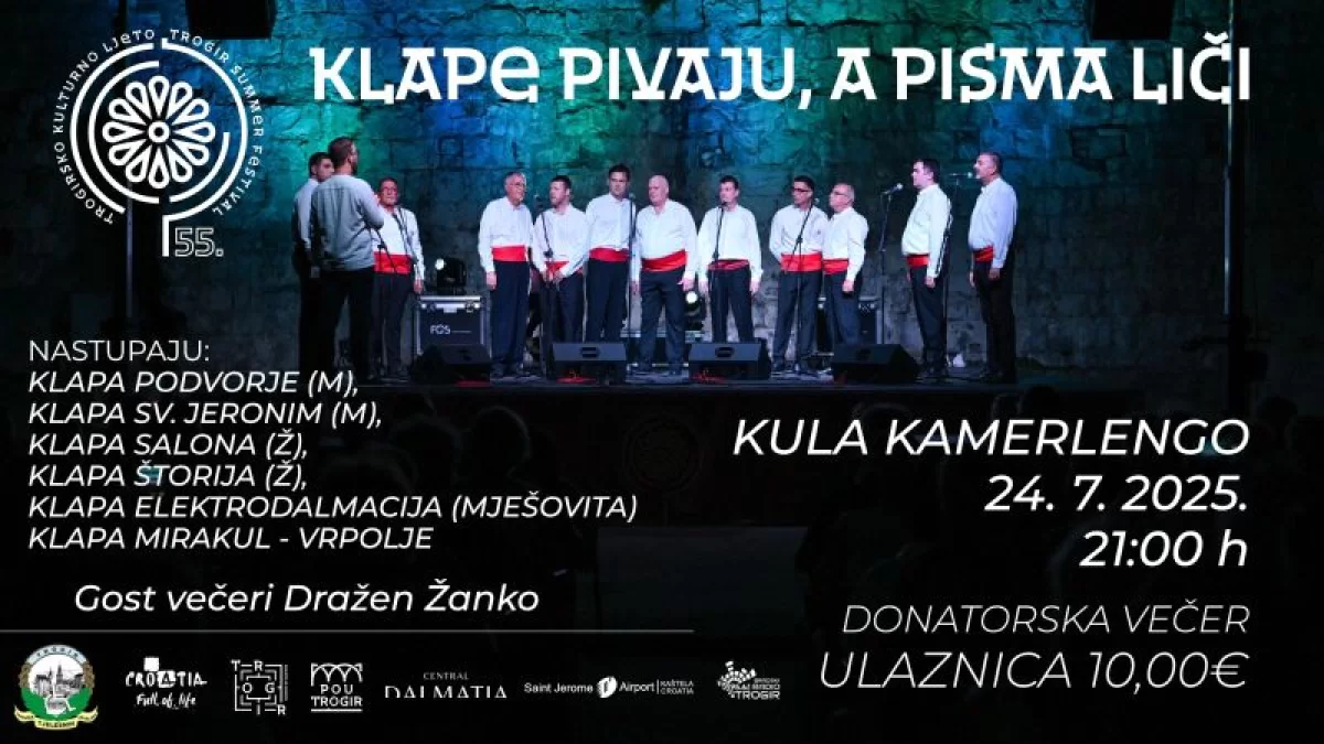 DALMATINSKA PISMA ISPUNIT ĆE KAMERLENGO: KLAPE PIVAJU, A PISMA LIČI