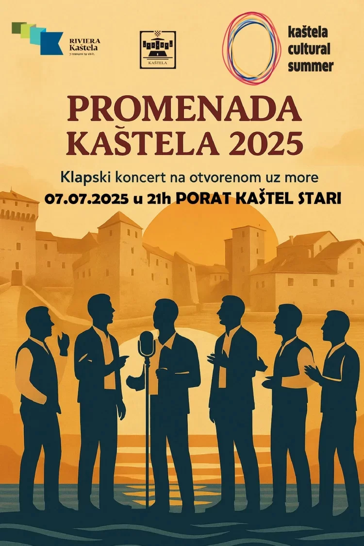 PROMENADA KAŠTELA – klapski koncert na otvorenom uz more