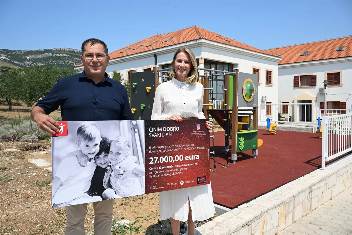 Centar Mir dobio novo igralište i vanjsko vježbalište