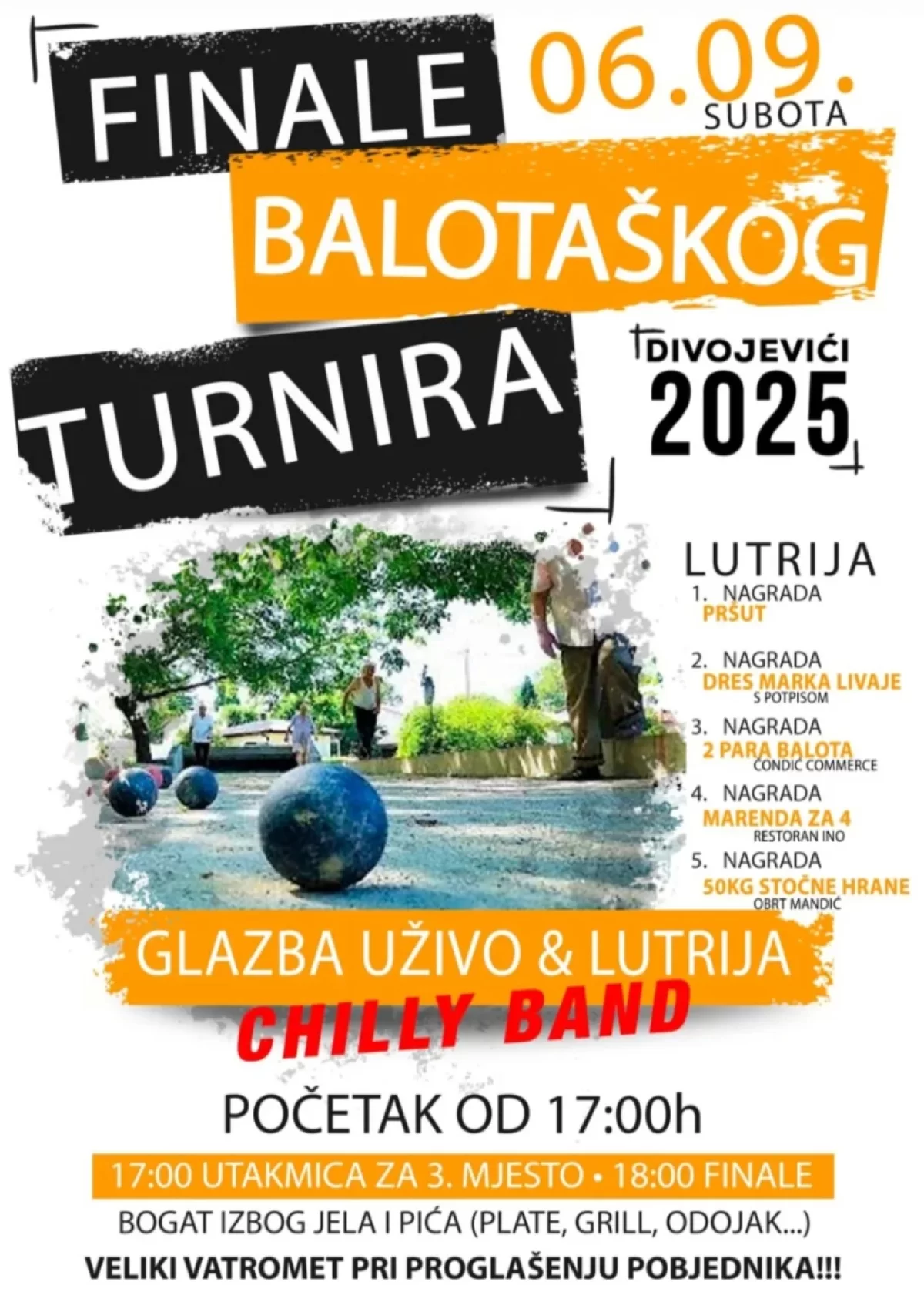 Divojevići 2025: U subotu finale balotaškog turnira