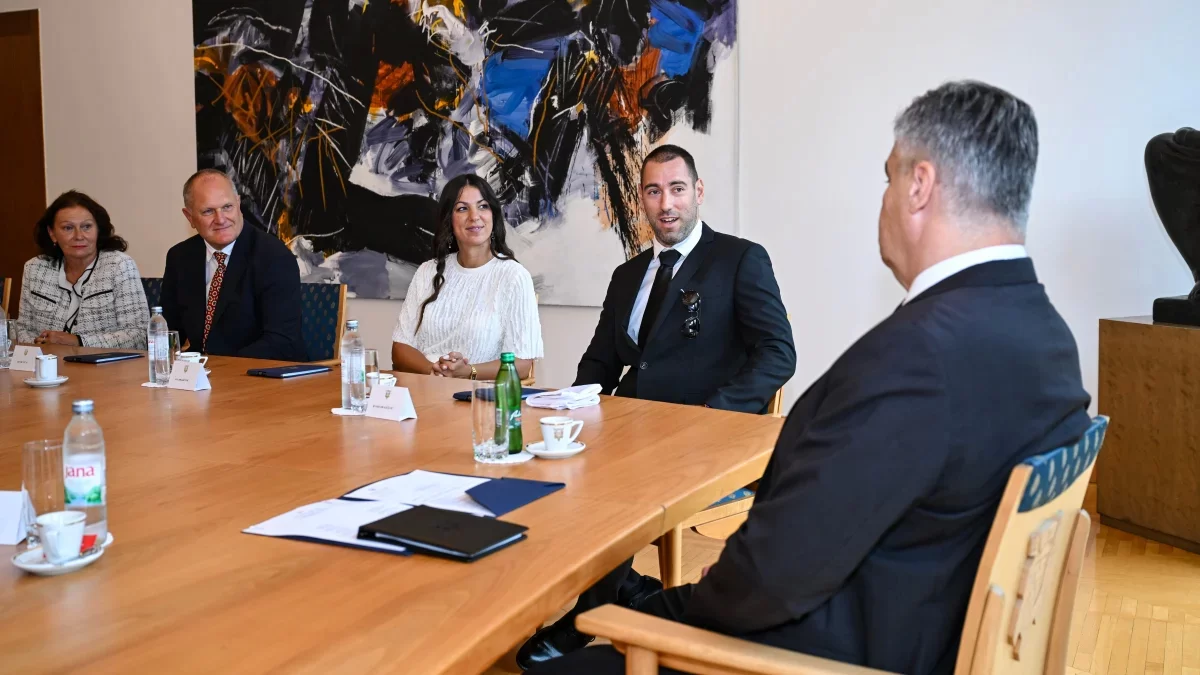 Milanović primio organizatore humanitarne akcije za Dom zdravlja Supetar