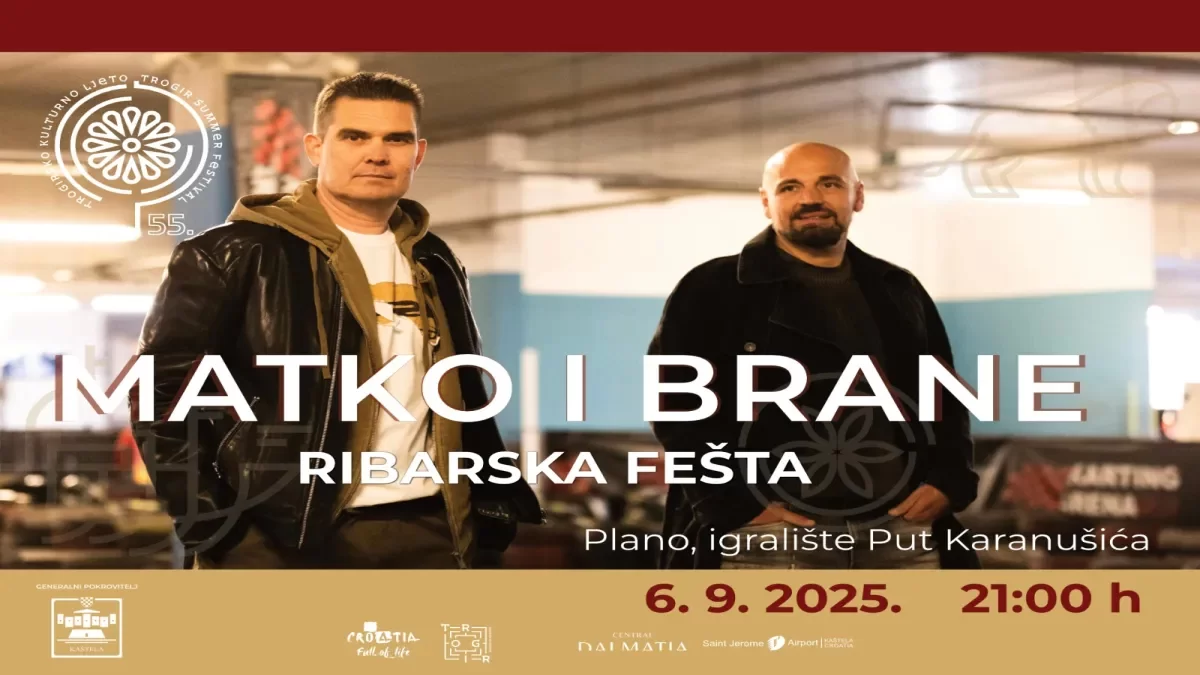 Ribarska fešta u Planome – nastupaju Matko i Brane