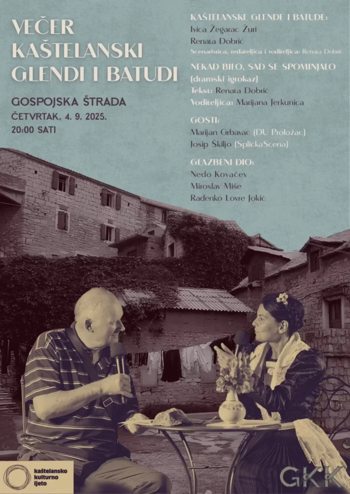 Večer kaštelanski' glendi i batudi u četvrtak u Gospojskoj štradi u Sućurcu