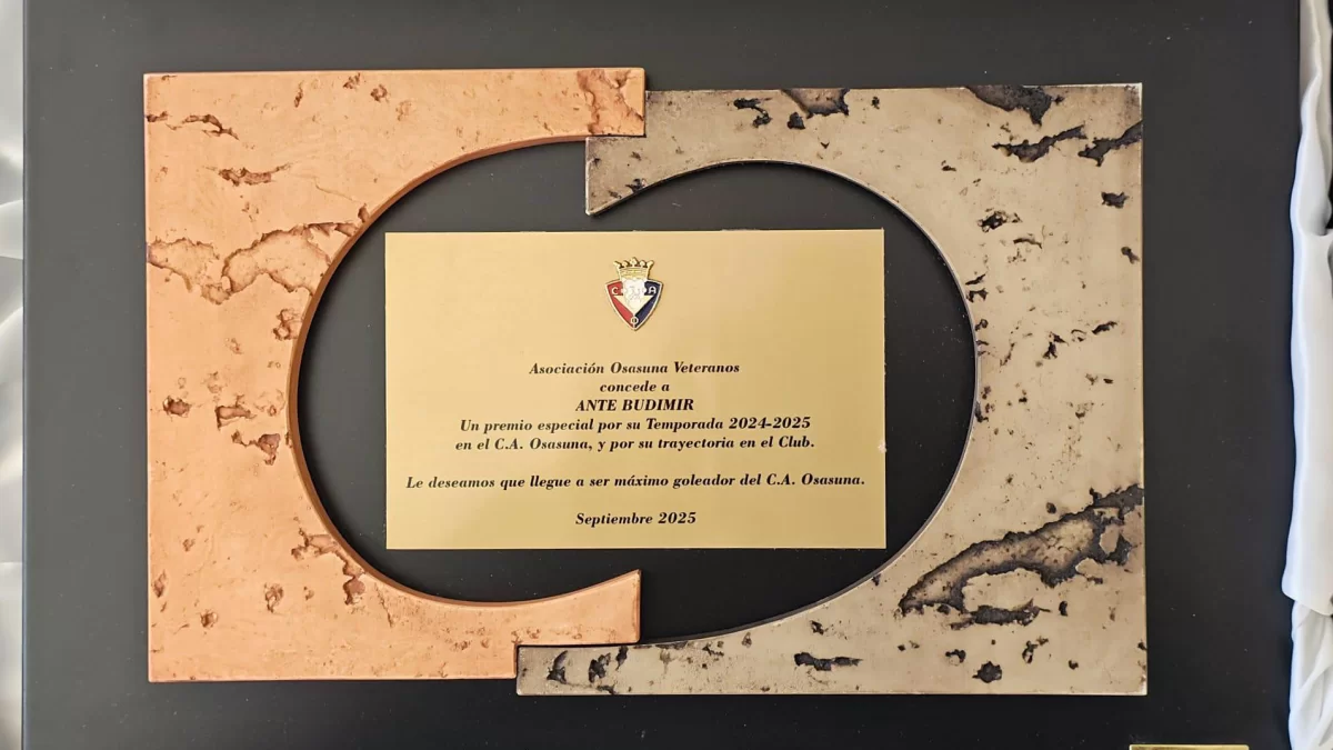 Budimiru priznanje veterana Osasune za 