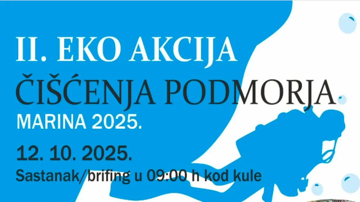 Druga eko akcija čišćenja podmorja u Marini