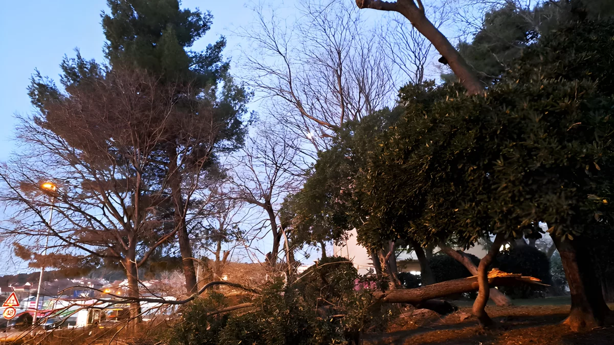 Split: Zbog bure zatvorena sjeverna strana Marjana