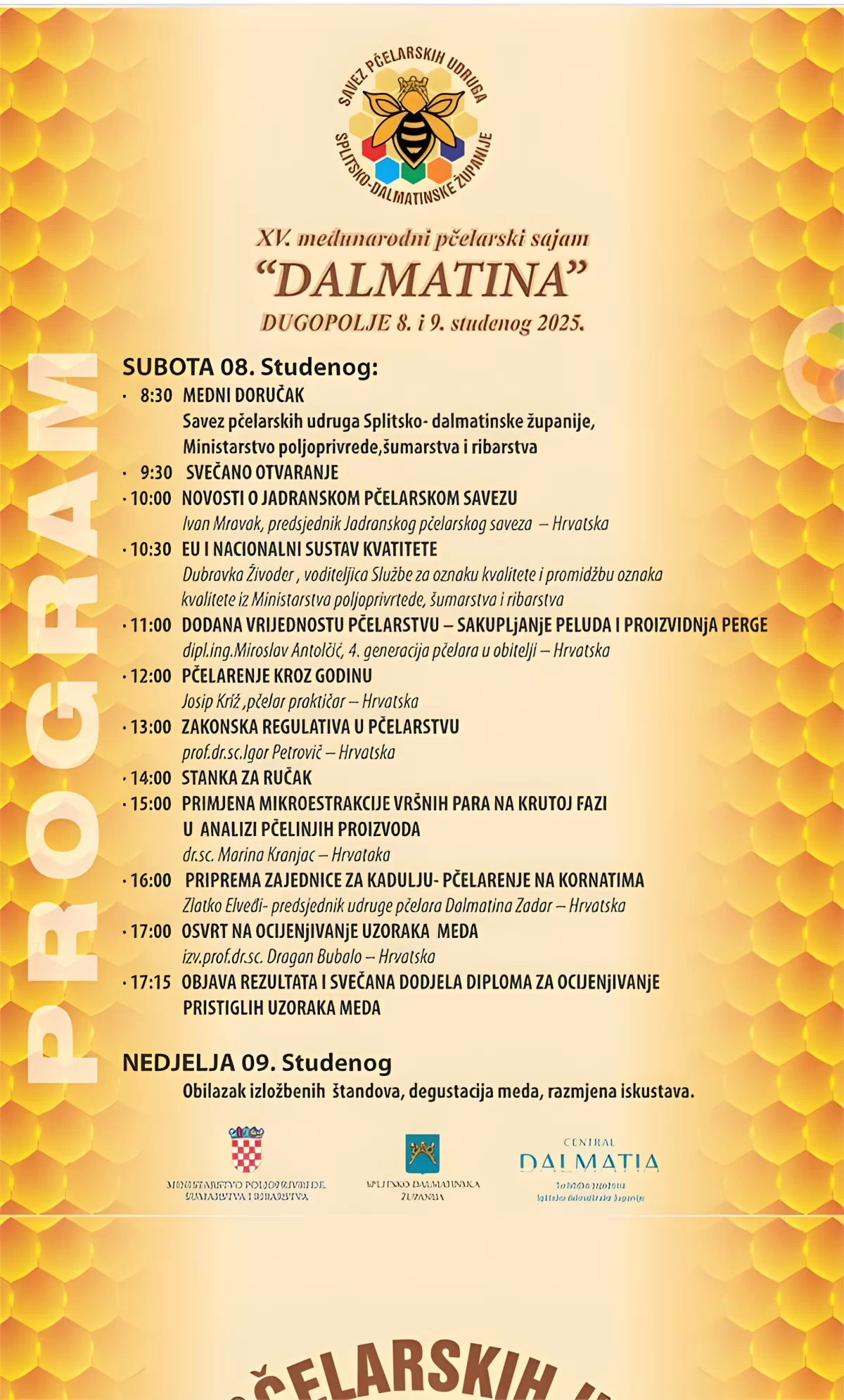Dugopolje domaćin XV. Međunarodnog pčelarskog sajma “Dalmatina”