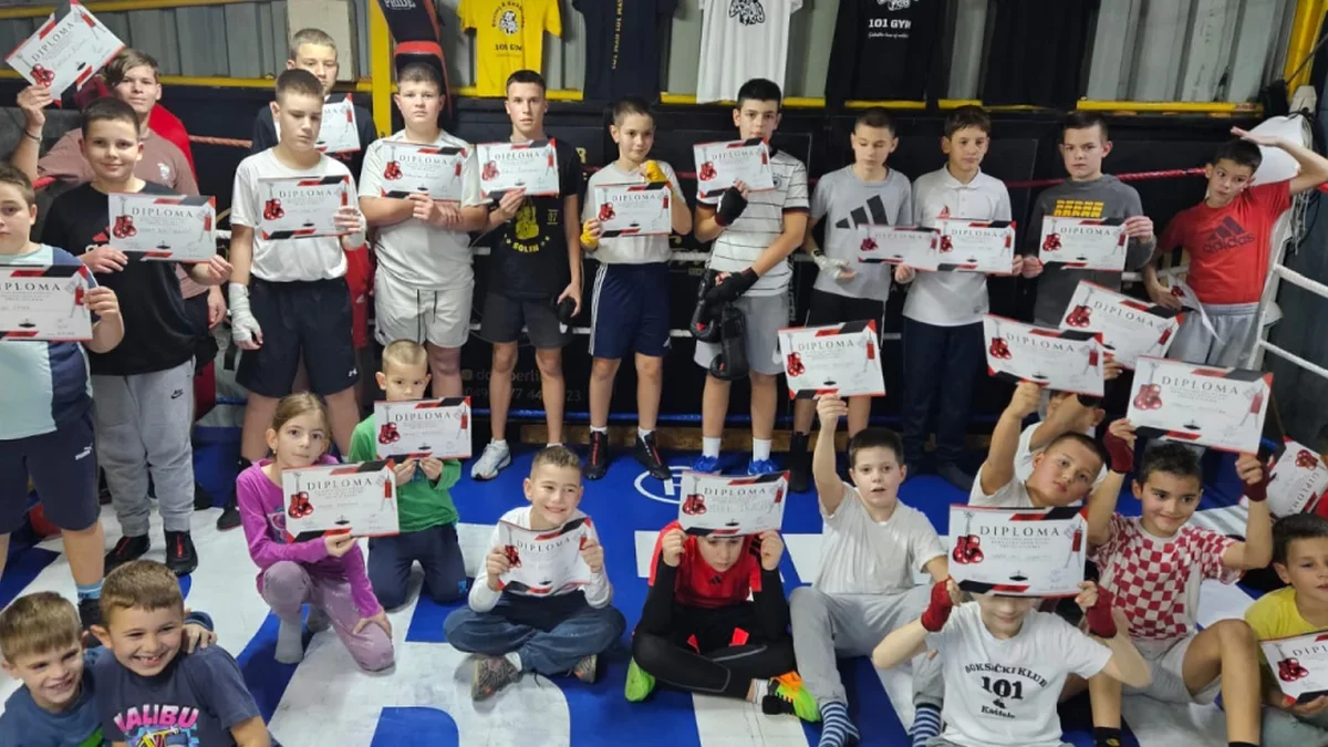 Najmlađi članovi BK Salona i BK 101 Kaštela uspješno položili prvi stupanj boksa