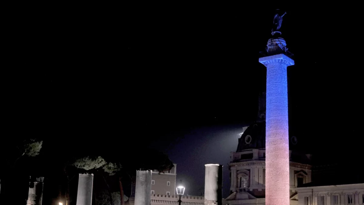 Laserima do novog sjaja stupa Marka Aurelija u Rimu 