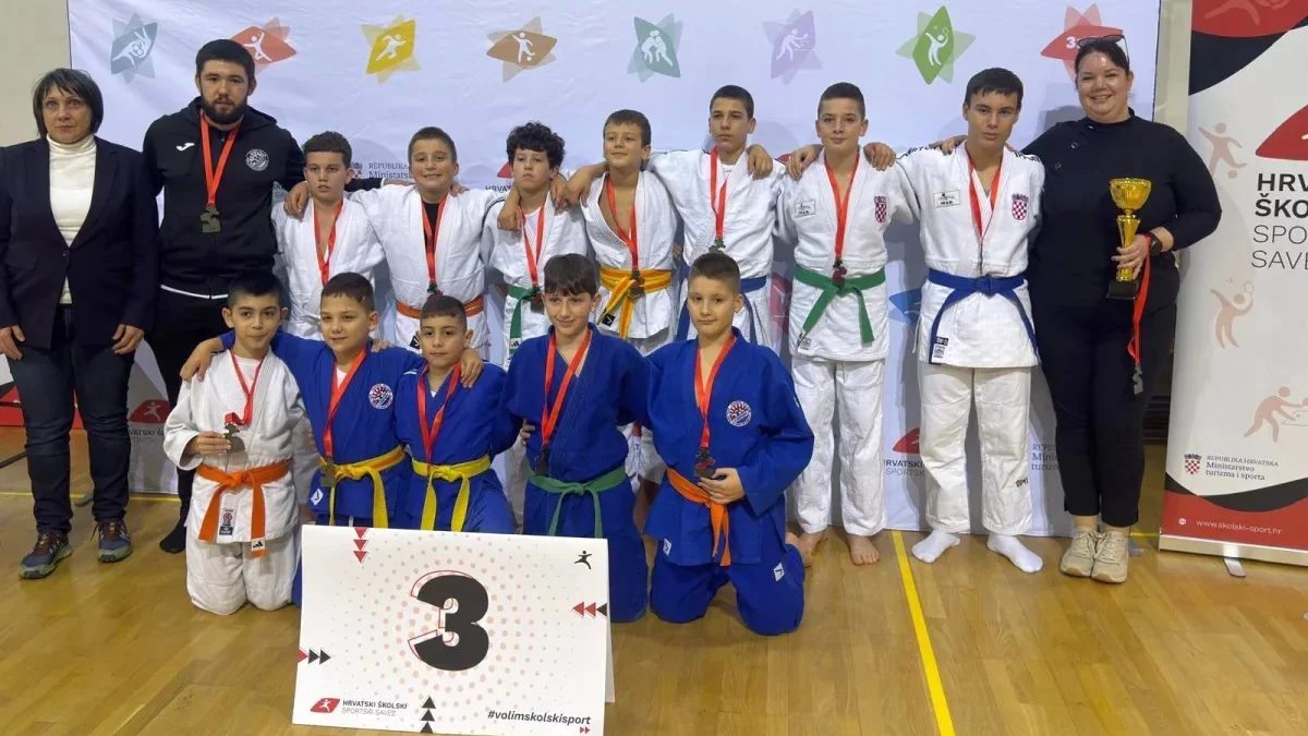 Knez Mislav Elementary School won 3rd place at the National School Sports Clubs Judo Championship