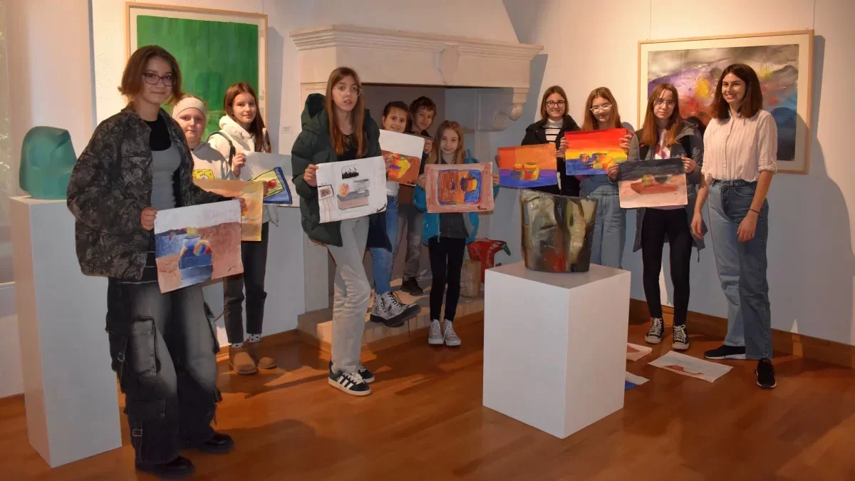 U Vitturiju održana prva od pet likovnih radionica u suradnji UMAS-a i Muzeja grada Kaštela