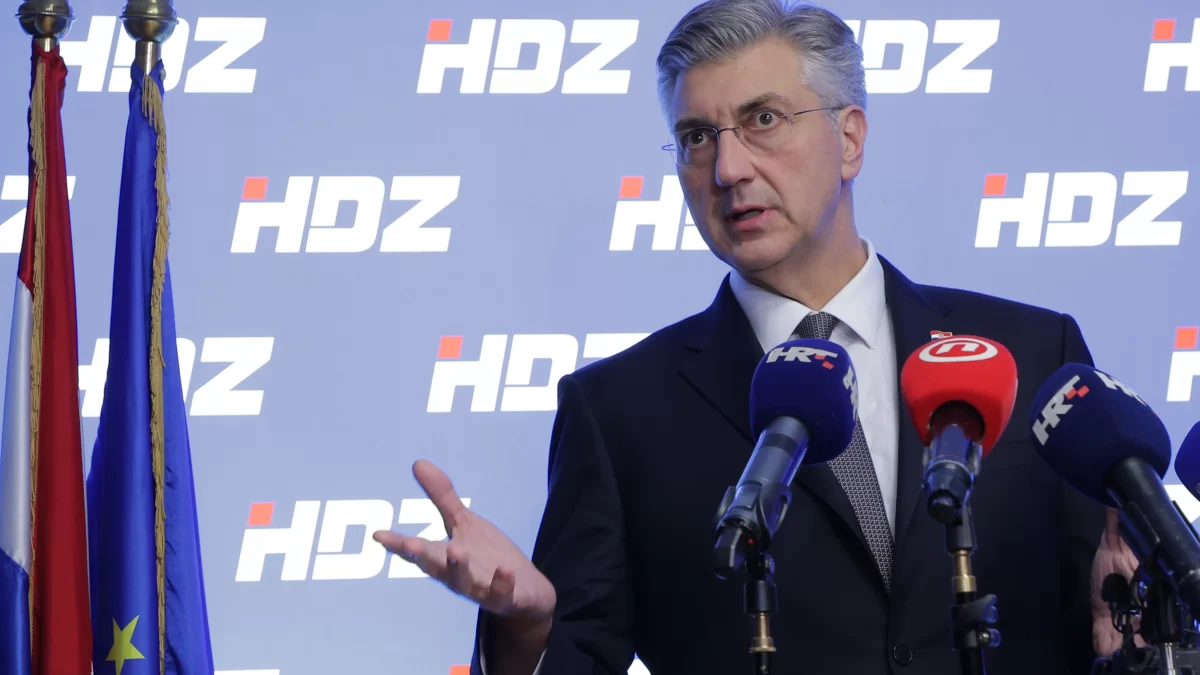 Plenković: Ljevica ideološki dijeli, HDZ jedina brana normalnoj Hrvatskoj