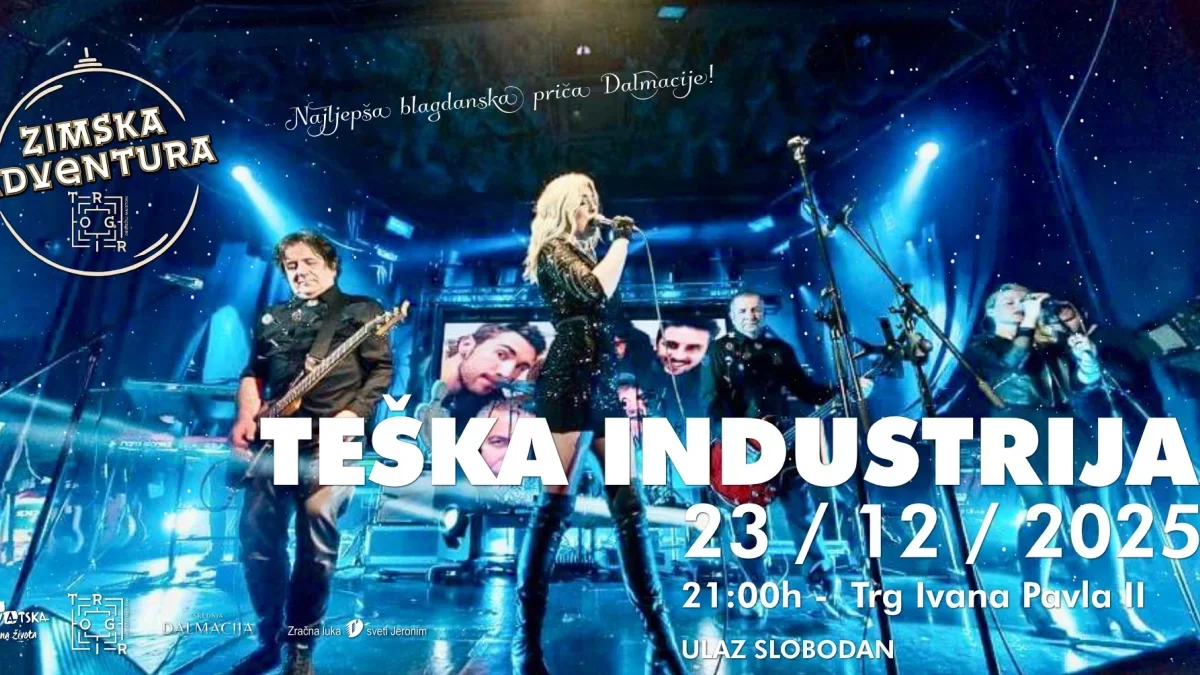 Zimska Adventura u Trogiru: večeras koncert Teške industrije, Badnjak uz bakalar i Trogirske kante