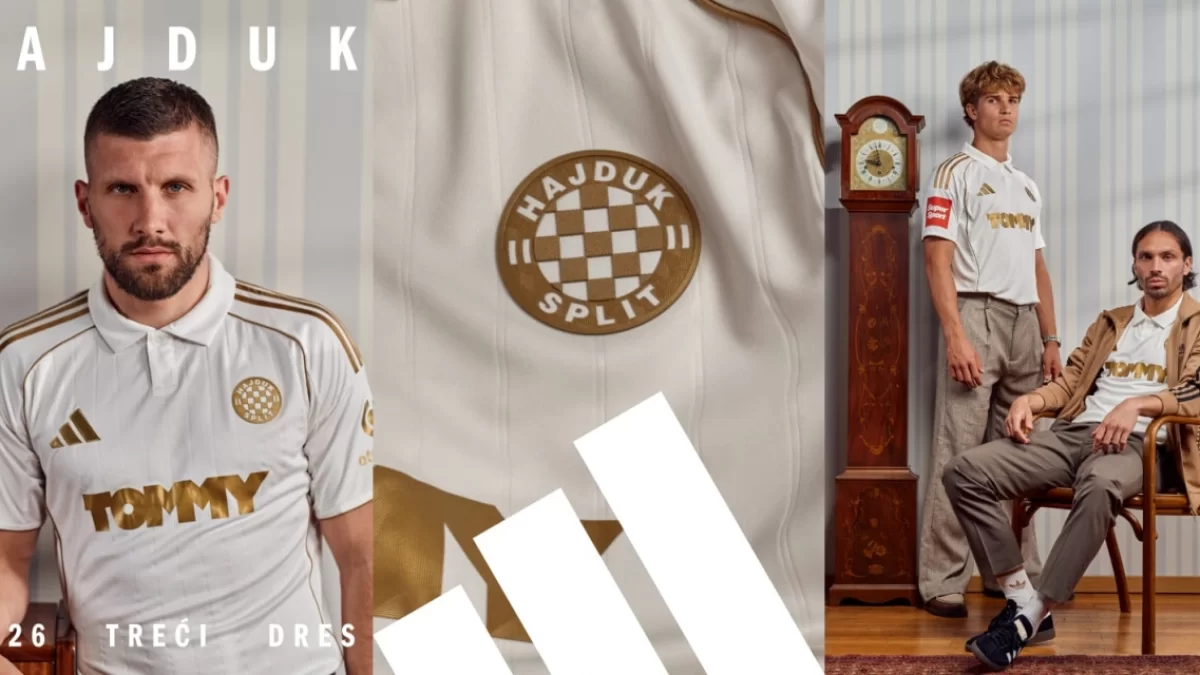HNK Hajduk i adidas predstavili treći dres za sezonu 2025./2026. povodom stote obljetnice 