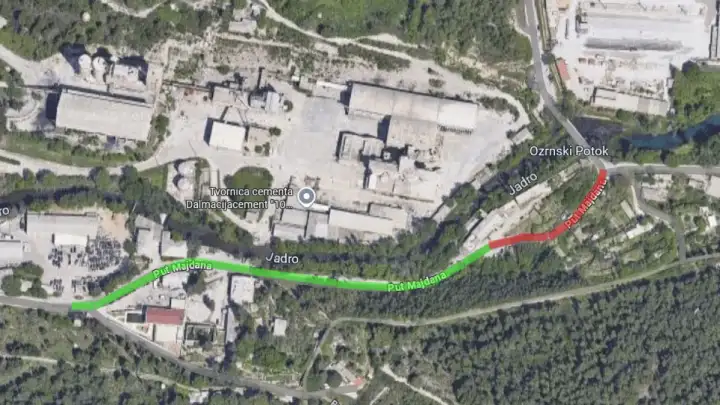 Radovi na dijelu prometnice Put Majdana