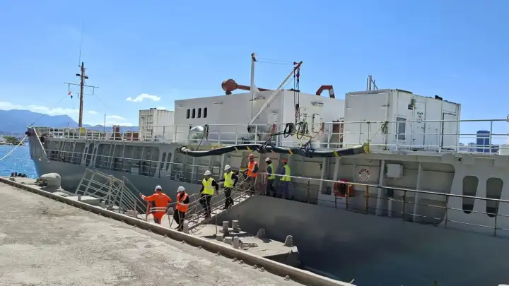 Opća vježba Lučke uprave Split održana na operativnoj obali tvornice cementa Sv. Juraj