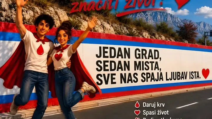 Crveni križ Kaštela dirljivom porukom čestitao Svjetski dan darivatelja krvi