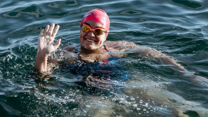 Dina Levačić preplivala rutu na jezeru Titicaca