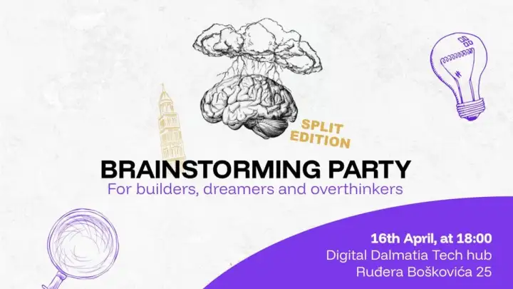 Digitalna Dalmacija okuplja novu generaciju foundera: prijavi se na novi meetup - Brainstorming Party!