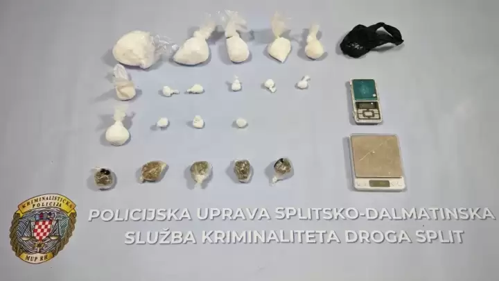 Splitska policija oduzela 11 kilograma marihuane i više od 600 grama speeda (VIDEO)