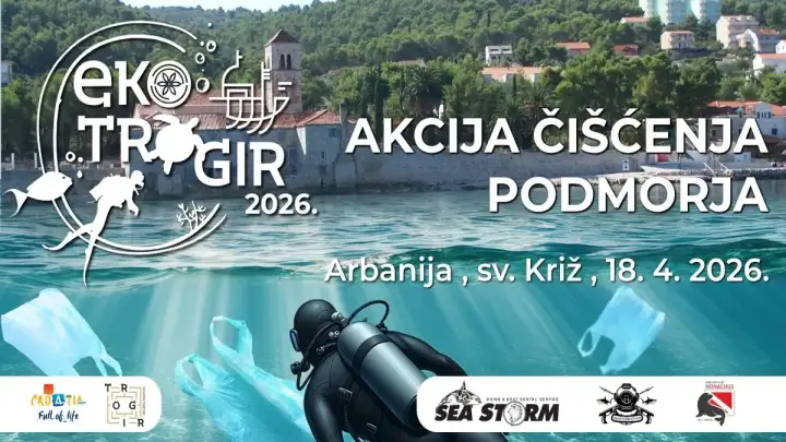 EKO Trogir 2026 – ronilačka akcija čišćenja podmorja