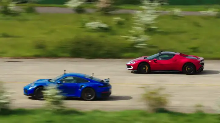 Porsche 911 Turbo S protiv Ferrarija 296: Može li njemačka preciznost pobijediti talijansku sirovu snagu?