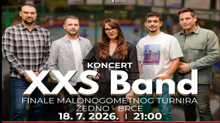 Koncert XXS banda i veliko finale Žedno kupa 2026
