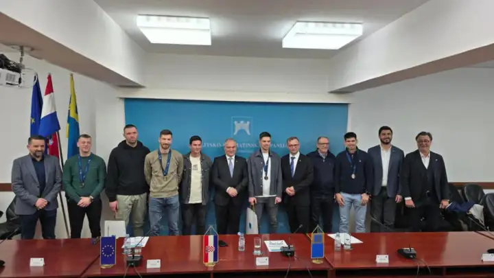 Župan Boban primio hrvatske futsal reprezentativce