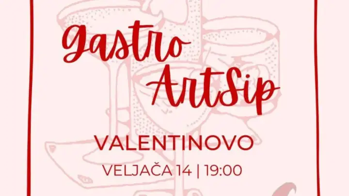 Gastro Art Sip: Valentinovo u Jadro stilu