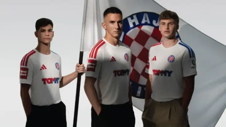 HNK Hajduk Split i adidas predstavili domaći dres za sezonu 2026/2027