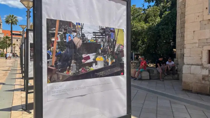 Split: U Marmontovoj izložba fotografija o stradanjima u ratu u Ukrajini