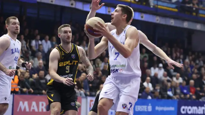 ABA liga: Zadar uvjerljiv protiv Splita u Jazinama