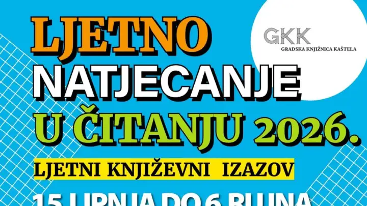 Ljetni književni izazov Gradske knjižnice Kaštela – čitaj knjige i osvojite diplomu i nagrade