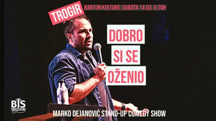 Marko Dejanović s novim stand-up showom u Kantunu kulture