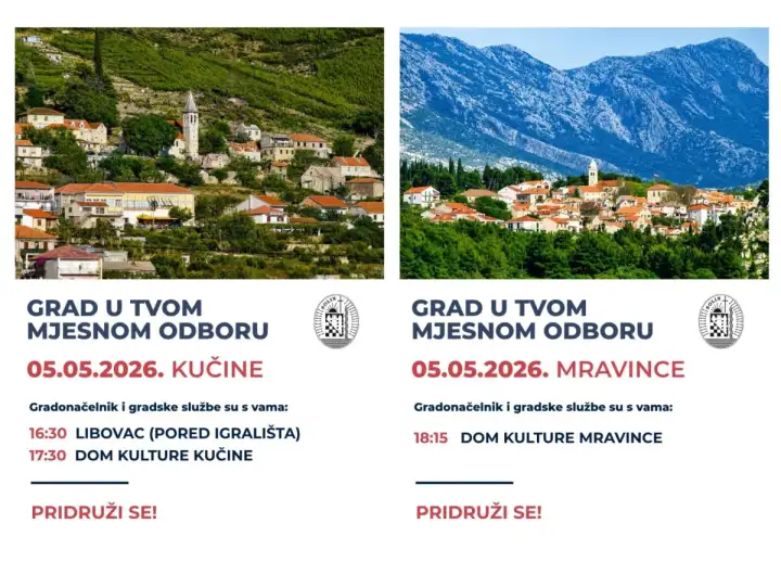 Započinje novi ciklus obilaska mjesnih odbora: prvi na redu Kučine i Mravince