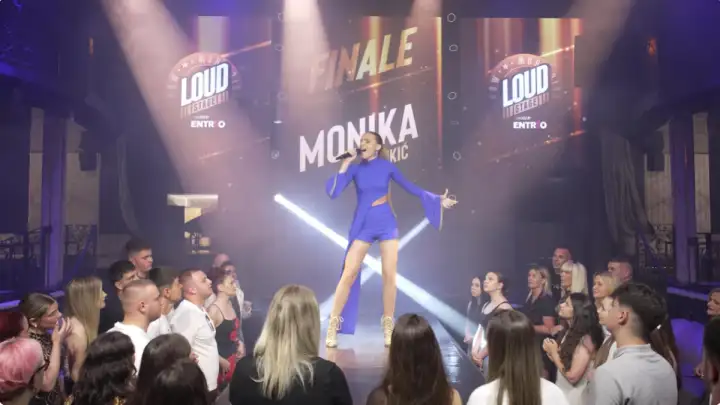 Kaštelanka Monika Jukić u završnici LOUD STAGE-a 2026 – svaki glas publike odlučuje pobjednika