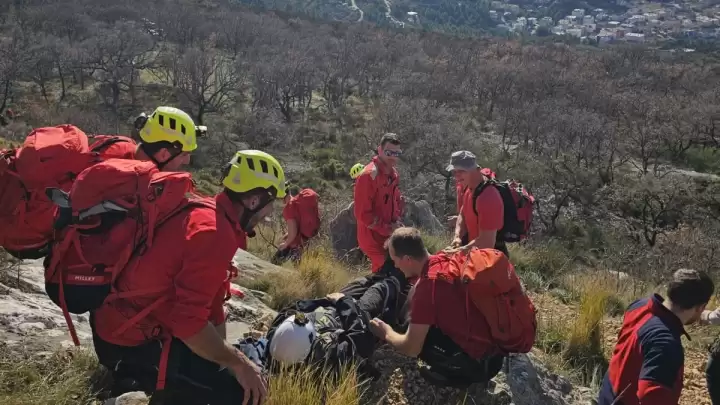 HGSS Split uspješno spasio planinara na brdu Perun kod Splita